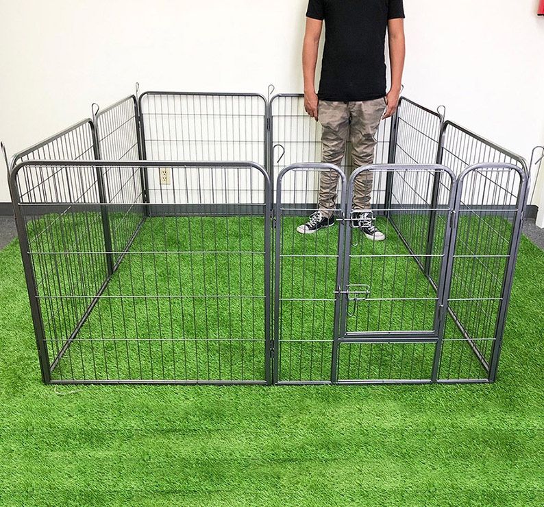 (New in Box) $90 Heavy-Duty Dog Pet Playpen 8-Panels X (32” Tall X 32” Wide)