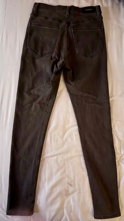 Express Dark Gray Skinny Jeans