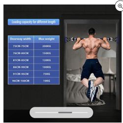 Doorway Pull Up Bar Upper Body Workout Bar Home Gym Exercise Fitness Max Load 600 LBS