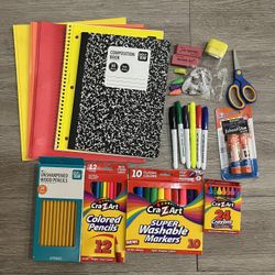 School Supplies Bundle for Pre-K to 3rd Grade