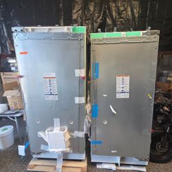 New Thermador 72” Panel Ready Column Refrigerator And Freezer Set 