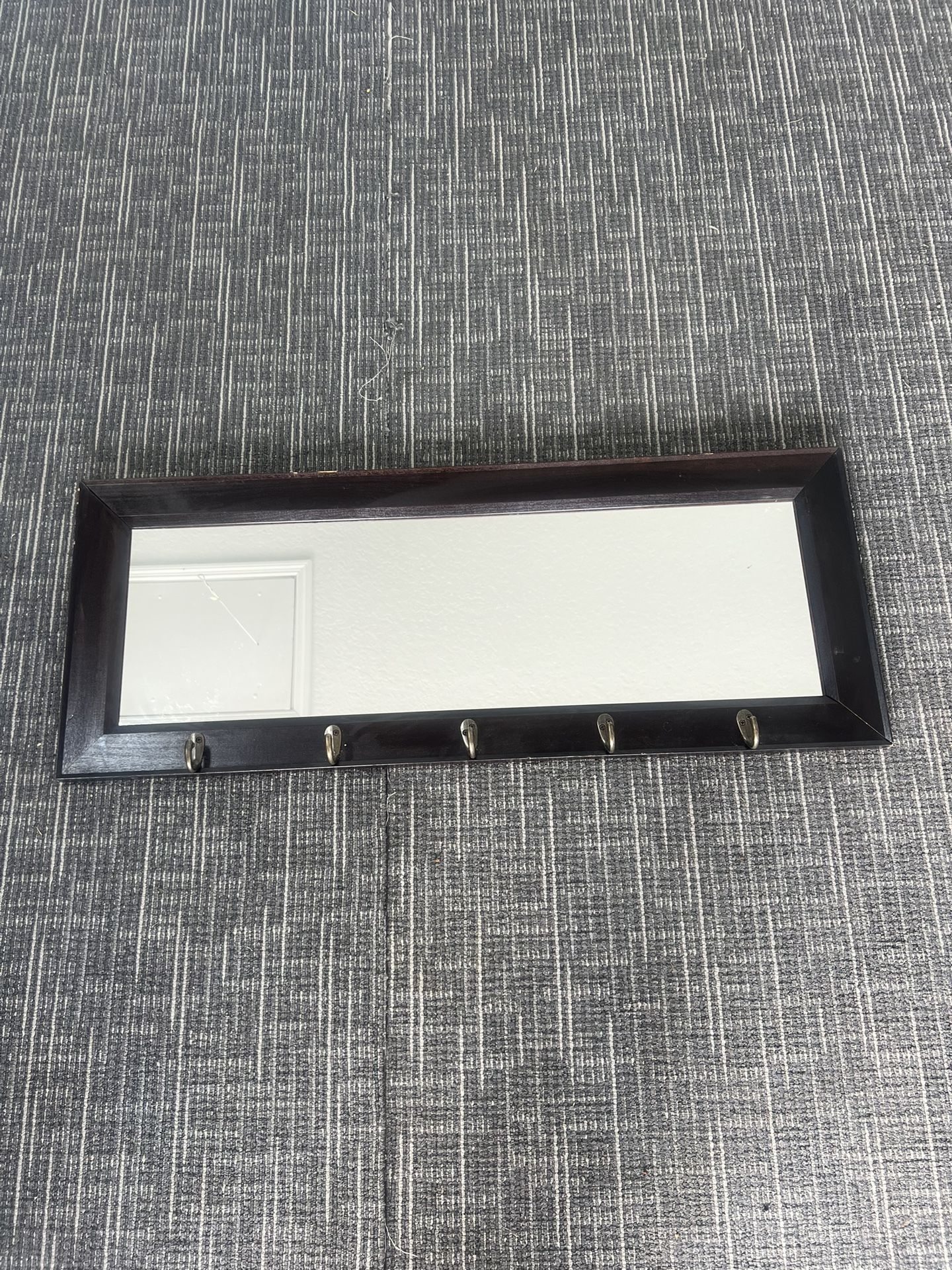 Wall Mirror With Hooks