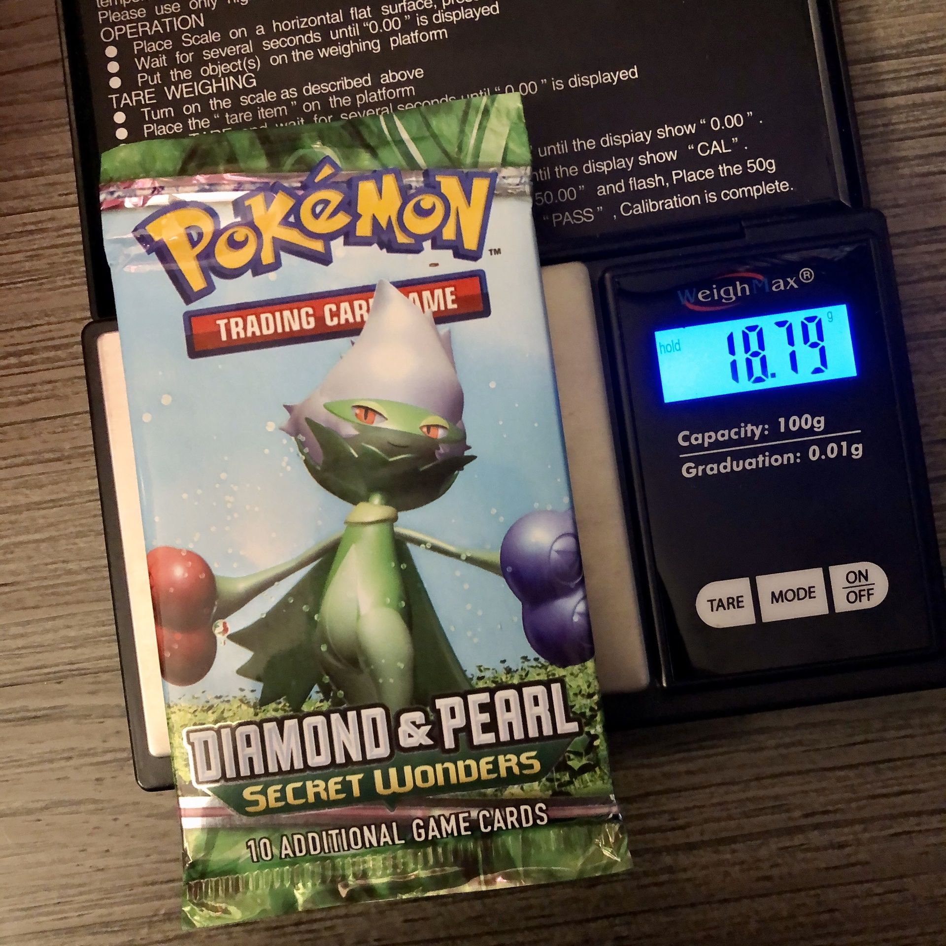 Pokemon diamond and pearl booster pack 18.79