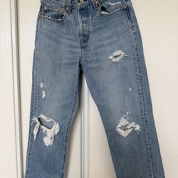 Levi's Wedgie Straight Leg Denim Jeans 
