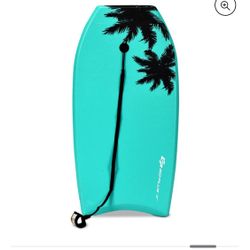 Go plus 37”lightweight Super Bodyboard Surfing With Leash New