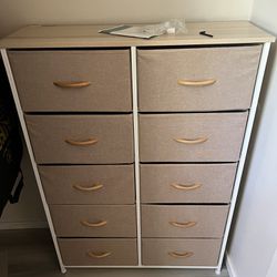 Dresser With Fabric Drawers