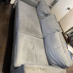 Free Grey Couch 76Lx27Hx27D 