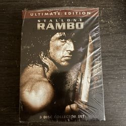 Rambo Three Movie Pack Ultimate Edition Sealed