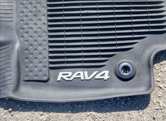 $80 COMPLETE SET 2019-2025 TOYOTA RAV4  FLOOR MATS ALL WEATHER RUBBER GENUINE OEM AND CARGO TRUNK LINER.