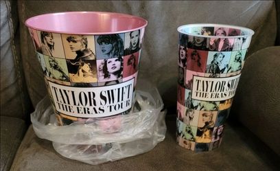 Taylor Swift The Eras Tour Tint Popcorn Bucket, Large Cup! FREE SHIPPING