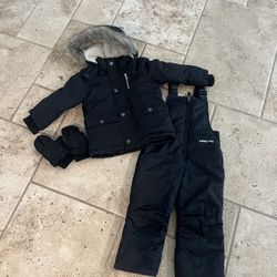 Kids Snow Suit And Gloves (3T)
