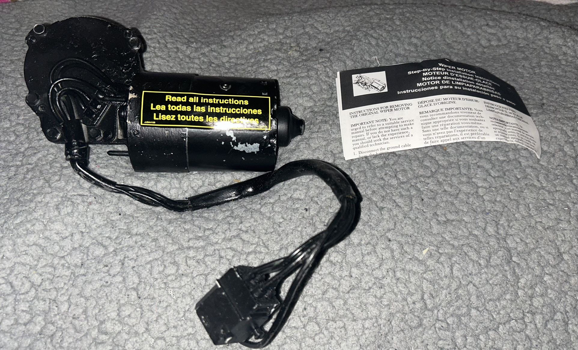 Cardone Windshield Wiper Motor For Volvo