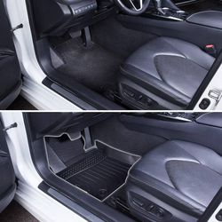 orealtrend Black Floor Mats Liners Replacement for Lexus ES 300H 2013-2018 Heavy Duty All Weather Guard Front Rear Auto Carpet-Custom Fit-Tough/Durabl