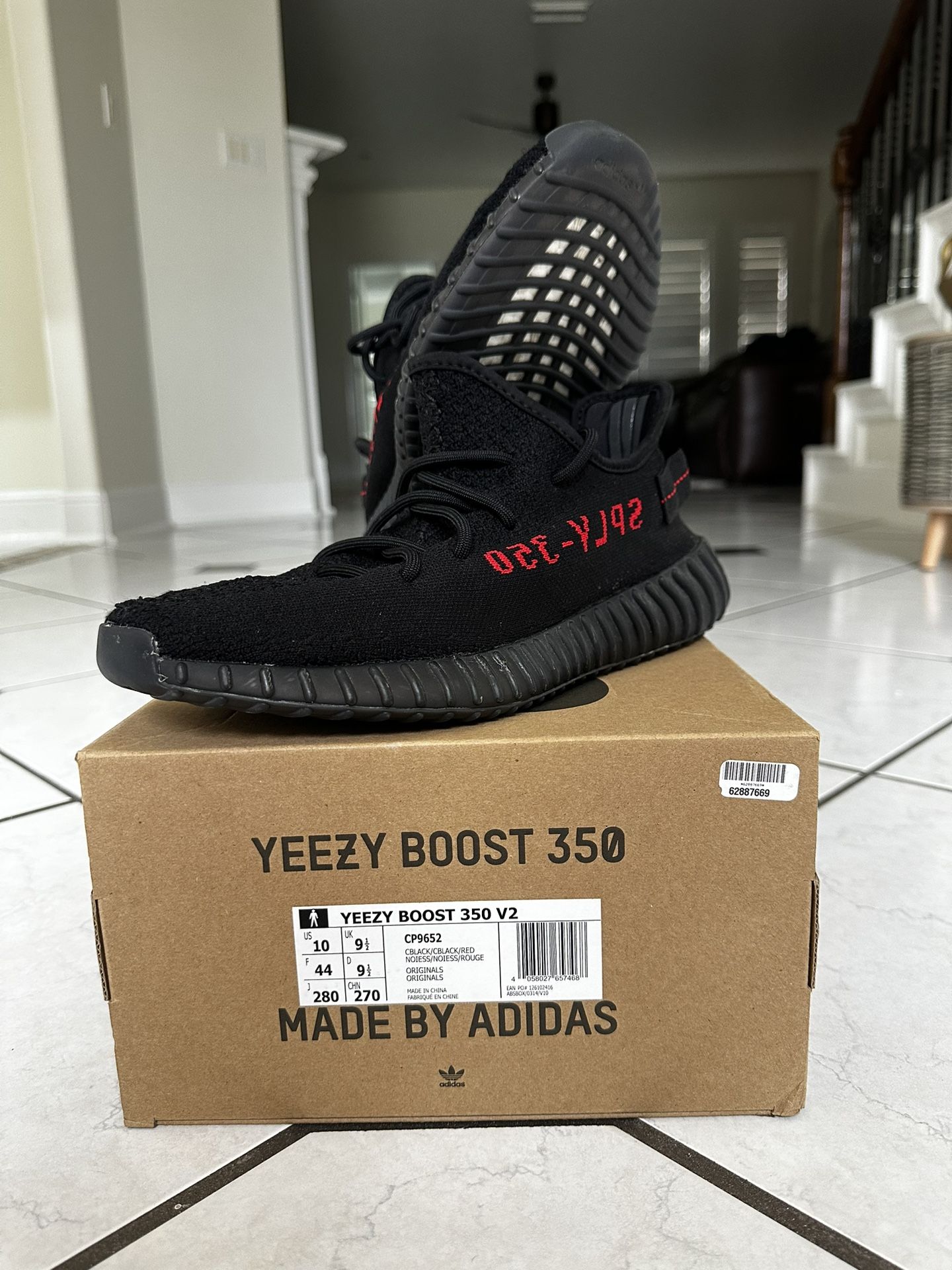 Yeezy 350 Bred Size 10 Used Og All
