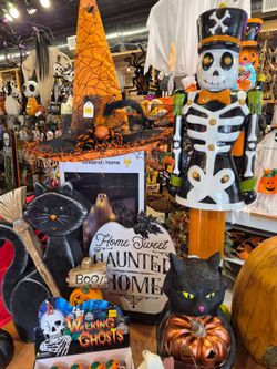 Huge selection of New Halloween decorations great prices....
