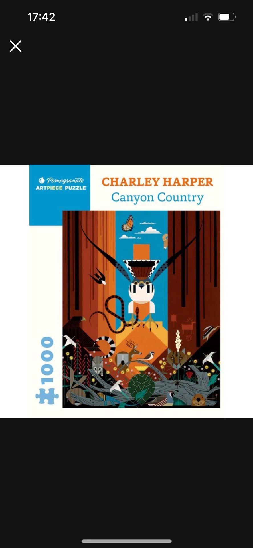 Charley Harper 1000 Piece Puzzle | Canyon Country