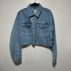 Forever 21 Women’s Cropped Jean Jacket