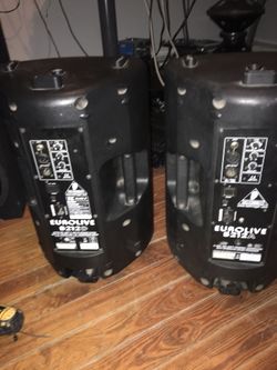 12 inches BERINGER power Speakers 🔊 1200 watts
