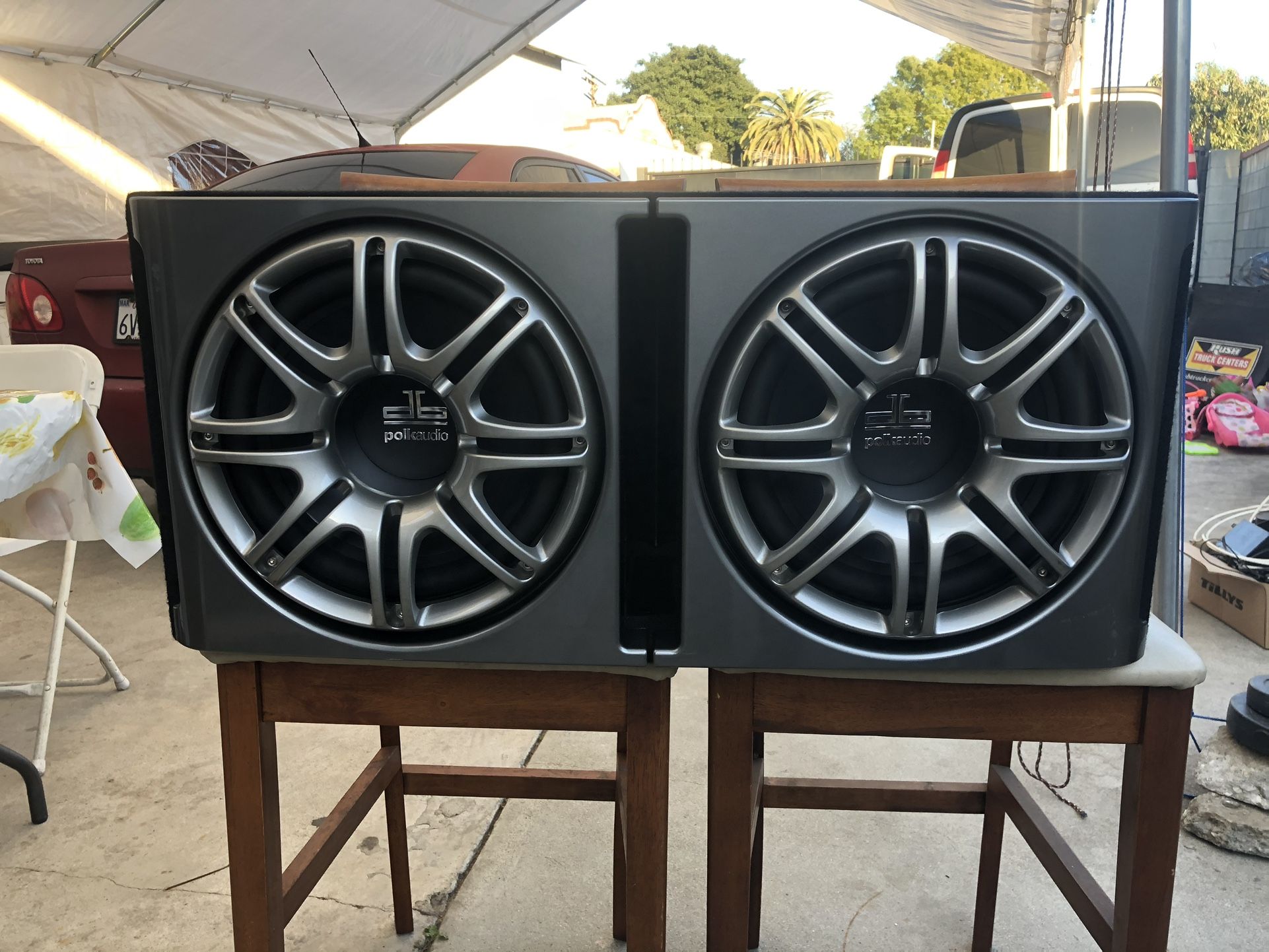 Dual 12” Polk Audio Subwoofer