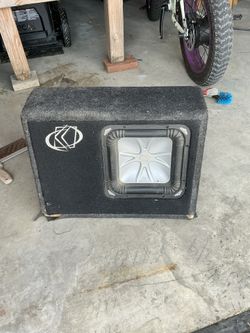 Kicker Solobaric L5 10 Subwoofer In Ported Kicker Box Ridiculously Loud