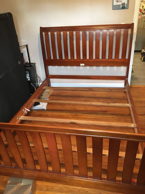 Solid Wood Queen Bed Frame for Sale in West Haven, CT OfferUp