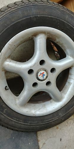 Tire with ring for sale good condition
