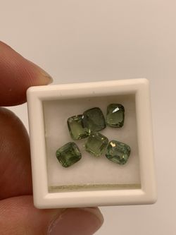 Green Apatite Loose Gems 