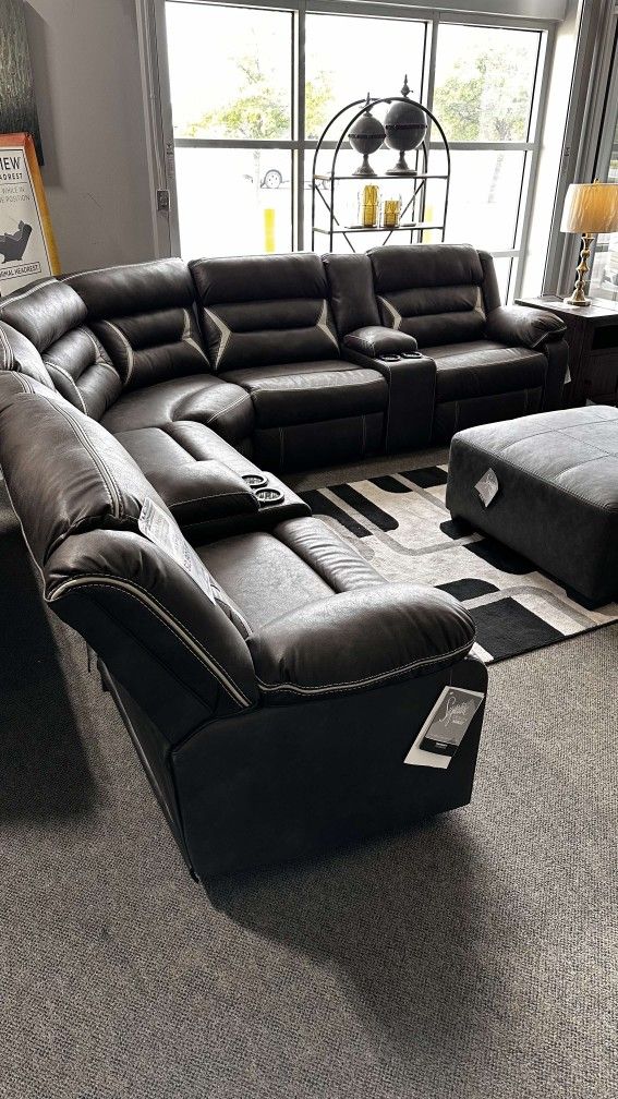 OM• $38 Initial • Brand New Kincord Power Reclining Sectional