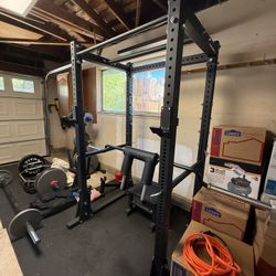 Titan Fitness X-3 Flat Foot Power Rack (82”)