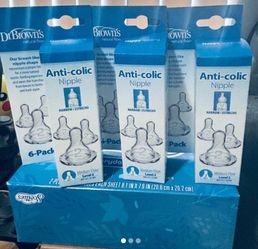 Dr. Brown’s Natural Flow Anti-Colic Nipples  3 cases