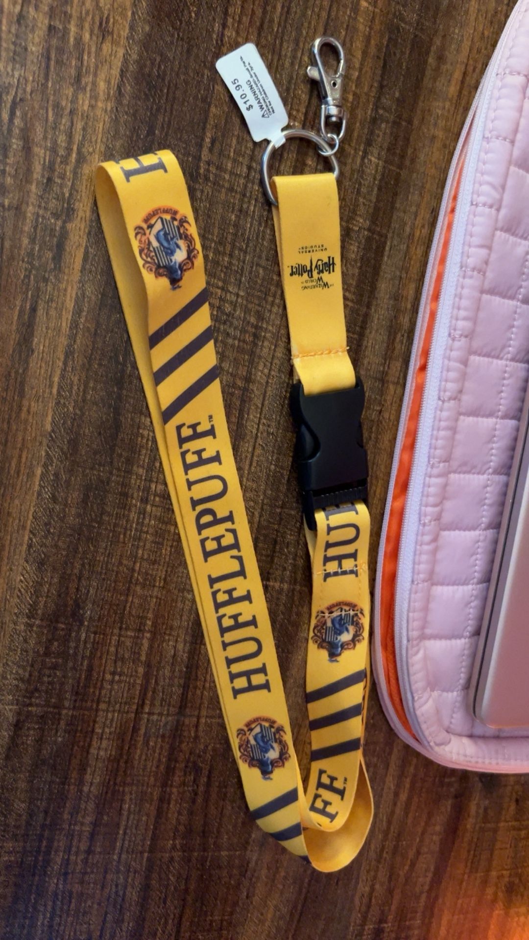 hufflepuff lanyard ; harry potter