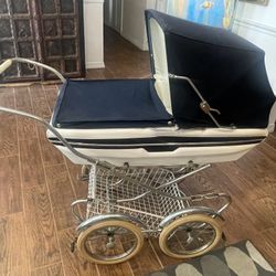Antique Perry Pram Baby Carriage Excellent Shape!