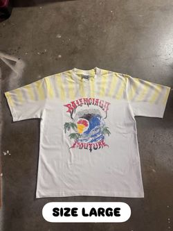 ($50)Balenciaga Extreme Extreme Tie Dye T-Shirt
