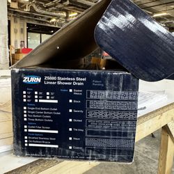 Zern 36” Recessed Shower Drain