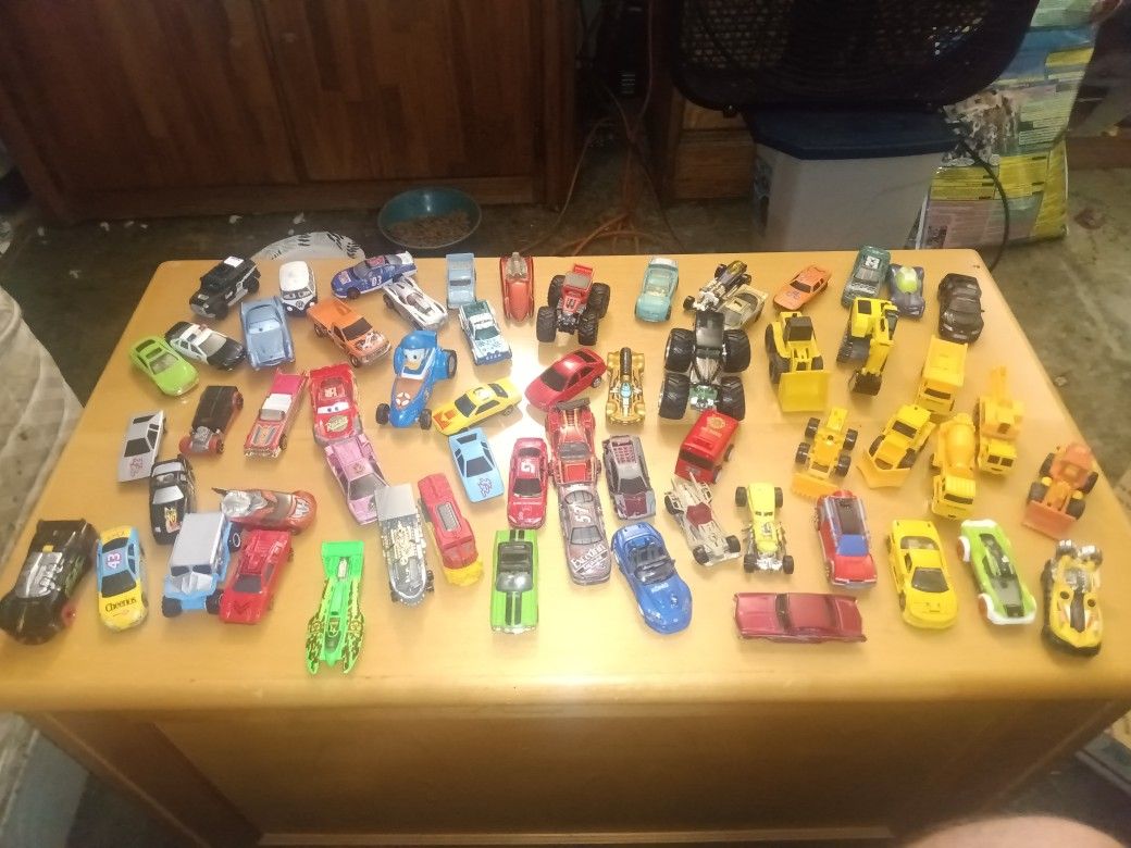 Cars Trucks Construction Hot wheels Police Firetruck Supercars