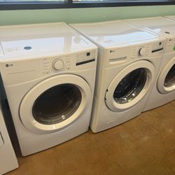 LG washing machine and gas dryer