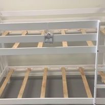 Brand New twin bunk beds white wood !  