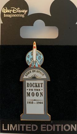 WDI Disney Dead Rides Rocket to the Moon Lost in Space Tombstone Cast LE 300 Pin