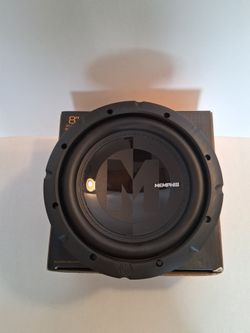 MEMPHIS ( 1 ) 8 INCH 2 OR 4 OHM SELECTABLE VOICE COIL 400 WATTS CAR SUBWOOFER