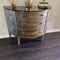 Entry granite top side table