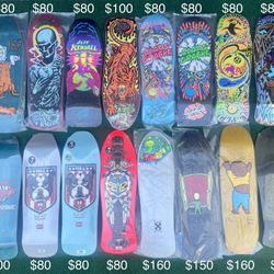 Skateboard Deck Santa Cruz Powell Peralta H-street Tony Hawk World Industries Vision 