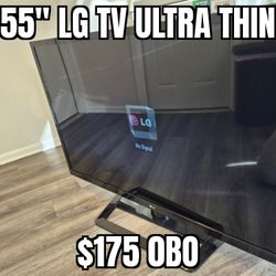 LG 55" ULTRA THIN TV