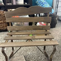 Newborn Photography Prop Wooden Bench