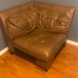Brown Leather sofas