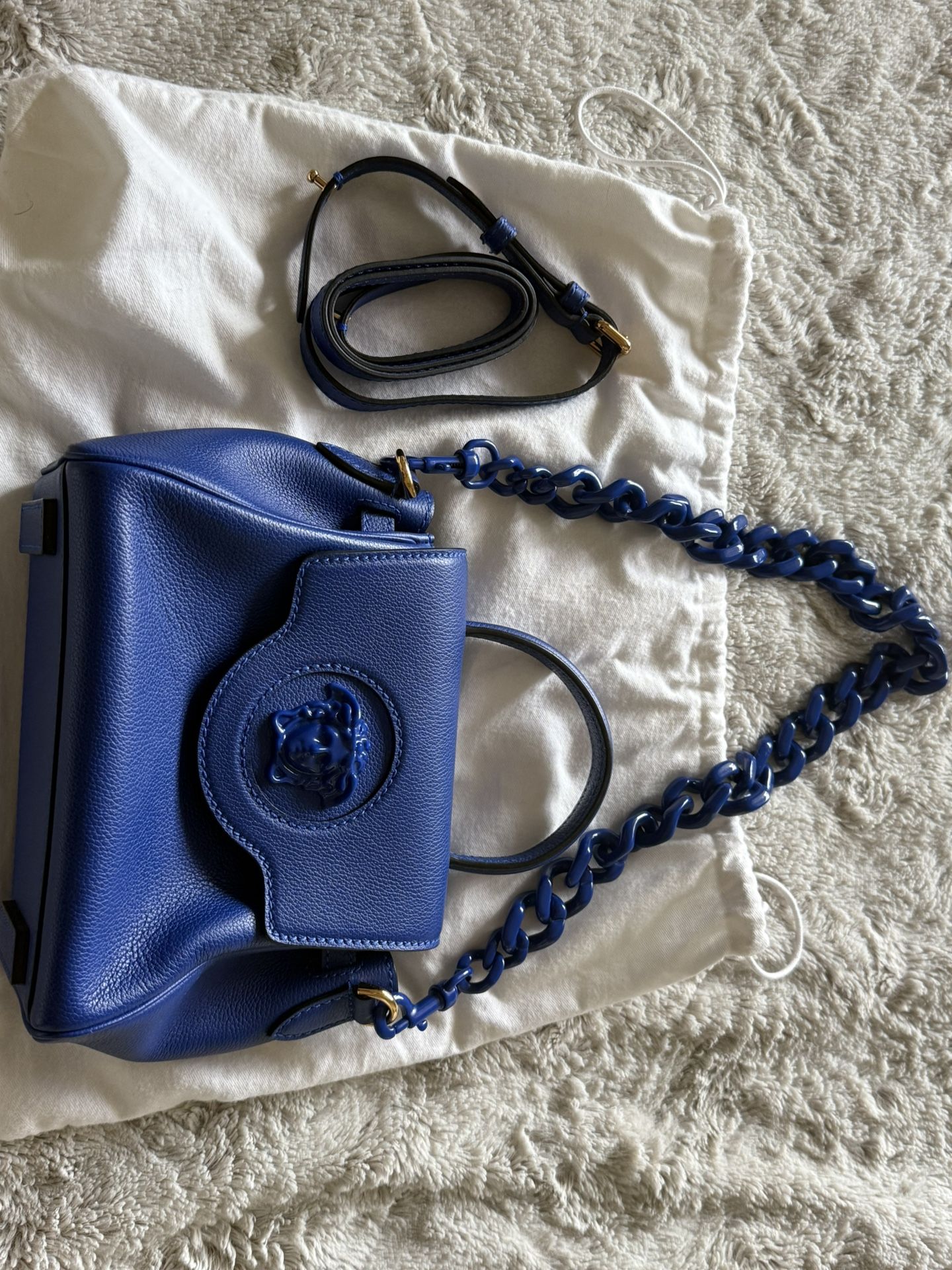 Versace Blue Handbag