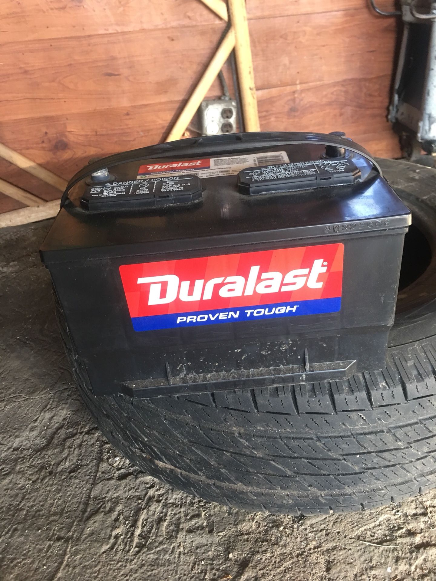 Duralast truck battery