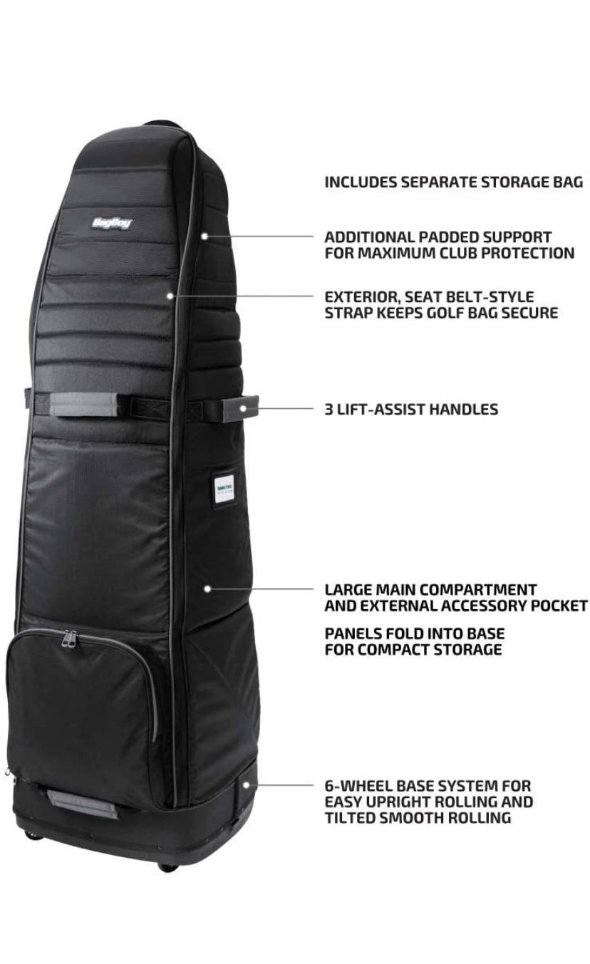 New! BAG BOY FREESTYLE GOLF TRAVEL BAG $150 CASH NOT NEGOTIABLE 