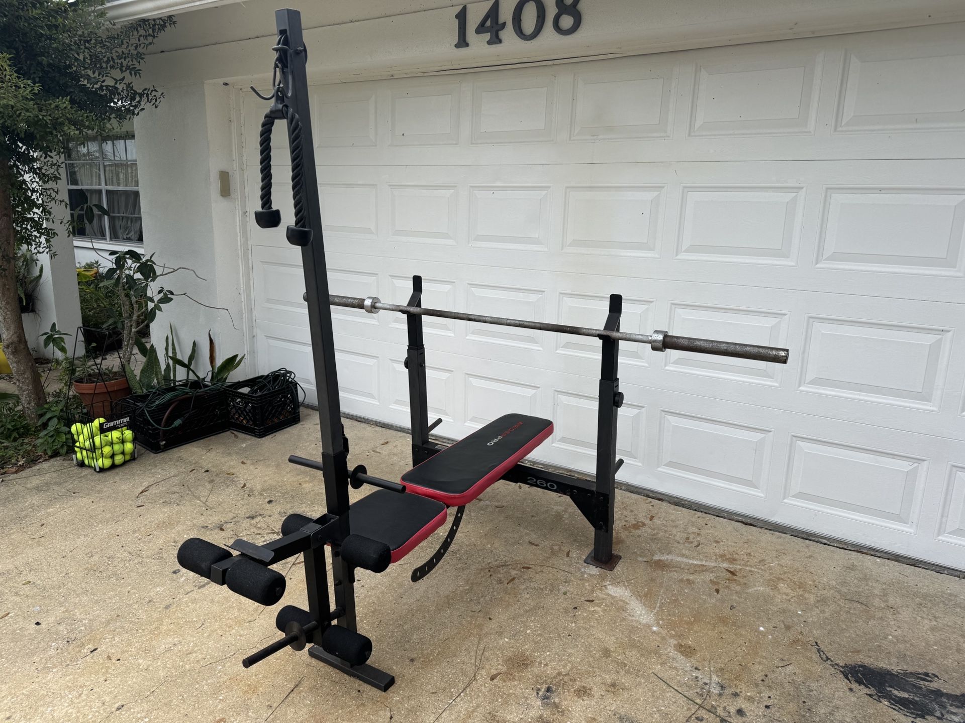 Home gym equipment. REDUCED PRICE!!
