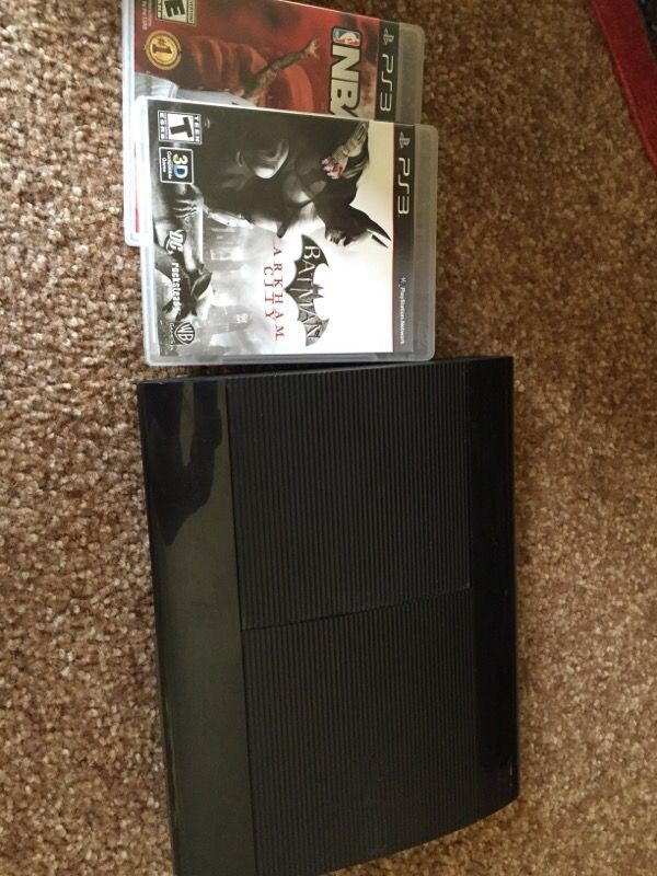 Ps3 super slim wd 3 games
