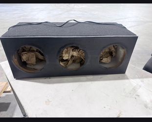 Speaker box 8” inch woofers